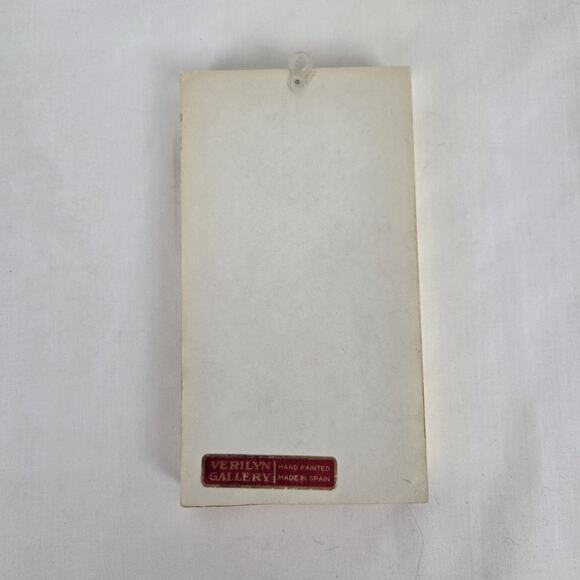 Vintage Verilyn Gallery Hand Painted Spain Spanish Painting Birds Cherry Tree - Picture 8 of 9